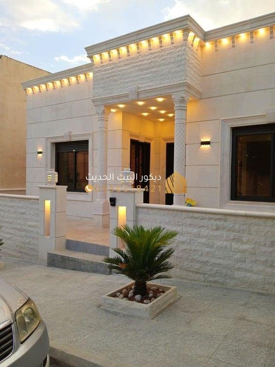 ديكورات خارجية وحدائق بالرياض مظلة خشبية في الحديقة