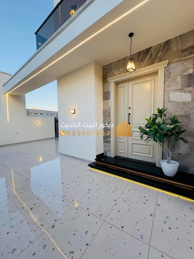 ديكورات خارجية وحدائق بالرياض حديقة منزلية عصرية