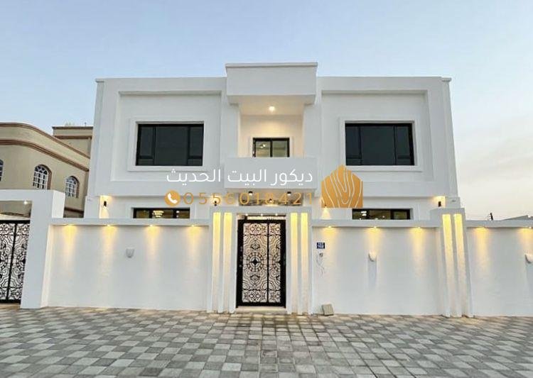 ديكورات خارجية وحدائق بالرياض تصميم حديقة كبيرة مع منطقة جلوس